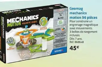 Geomag mechanics motion 96 pièces