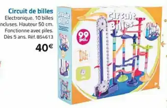Circuit de billes