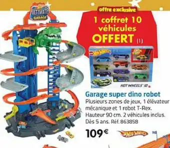 La Grande Récré Garage super dino robot offre