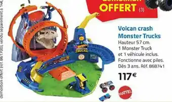 La Grande Récré Volcan crash Monster Trucks offre