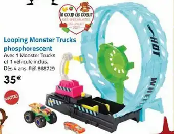 Looping Monster Trucks phosphorescent