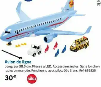 La Grande Récré Avion de ligne offre