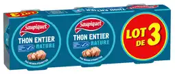 Carrefour SAUPIQUET Thon entier au naturel MSC offre