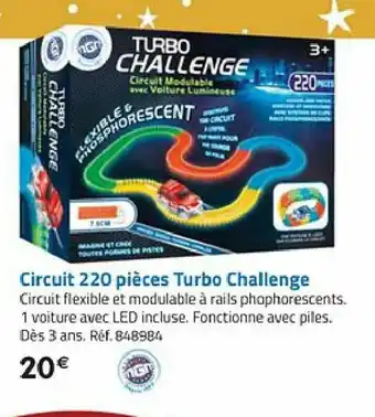 La Grande Récré Circuit 220 Pièces Turbo Challenge offre