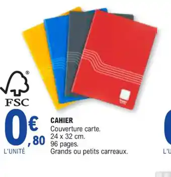E.Leclerc CAHIER offre