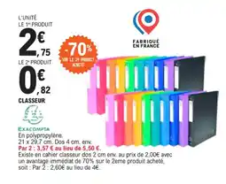 E.Leclerc CLASSEUR offre