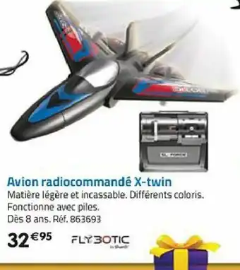 La Grande Récré Avion Radiocommandé X-twin offre