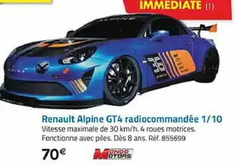 Renault Alpine GT4 Radiocommandée 1/10