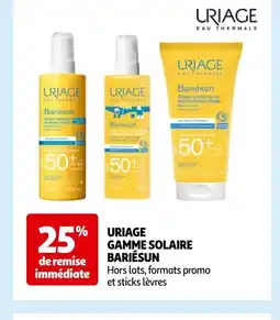 Auchan URIAGE GAMME SOLAIRE BARIÉSUN offre