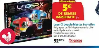 Laser X Double Blaster évolution