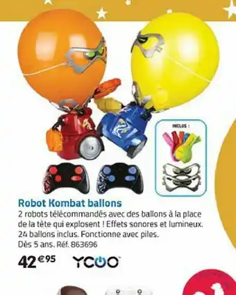 Robot Kombat Ballons