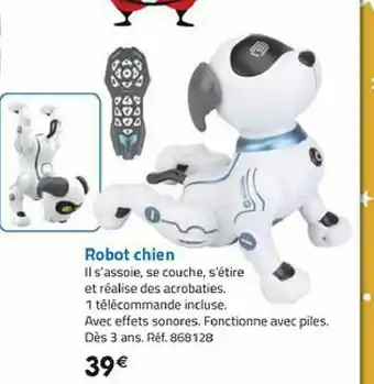 La Grande Récré Robot Chien offre