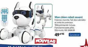 La Grande Récré Mon Chien Robot Savant offre
