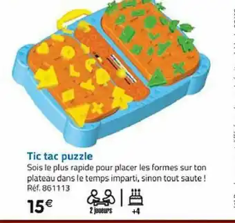 La Grande Récré Tic Tac Puzzle offre