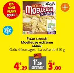 Coccimarket Pizza crousti Moelleuse extrême MARIE offre