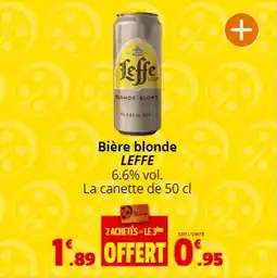 Coccimarket Bière blonde LEFFE offre