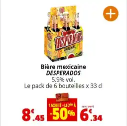 Coccimarket Bière mexicaine DESPERADOS 5.9% vol. offre