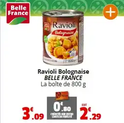 Coccinelle Express Ravioli Bolognaise BELLE FRANCE La boîte de 800 g offre