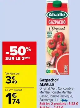 Carrefour Market Gazpacho (P) ALVALLE offre