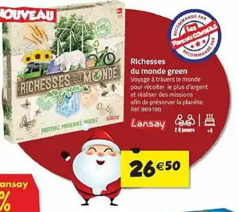 Richesses Du Monde Green