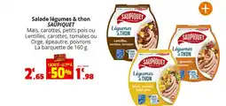 Coccinelle Express Salade légumes & thon SAUPIQUET offre