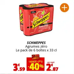 Coccinelle Supermarché SCHWEPPES offre