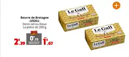 Coccinelle Supermarché Beurre de Bretagne LEGALL offre