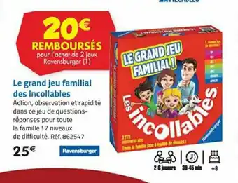 La Grande Récré Le Grand Jeu Familial Des Incollables offre