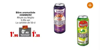 Coccinelle Supermarché Bière aromatisée SOMBRERO offre