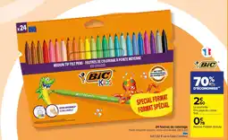 Carrefour 24 feutres de coloriage offre