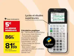 Carrefour Calculatrice graphique offre