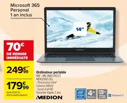 Carrefour Ordinateur portable offre