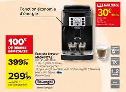Carrefour Expresso broyeur MAGNIFICAS offre