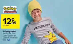 Carrefour T-shirt garçon offre