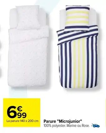 Carrefour Parure "Microjunior" offre