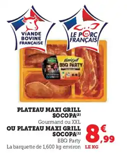 Super U PLATEAU MAXI GRILL SOCOPA (2) offre