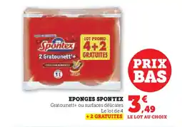 Super U EPONGES SPONTEX offre