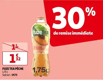 Auchan FUZE TEA PÊCHE offre