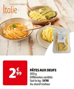 Auchan PÂTES AUX OEUFS offre