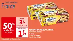Auchan CLAFOUTIS CERISE LA LAITIÈRE offre