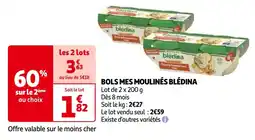 Auchan BOLS MES MOULINÉS BLÉDINA offre