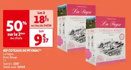 Auchan IGP COTEAUX DE PEYRIAC offre