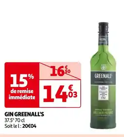 Auchan GIN GREENALL'S offre