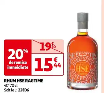 Auchan RHUM HSE RAGTIME offre