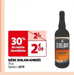 Auchan BIÈRE JENLAIN AMBRÉE offre