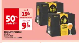 Auchan BIÈRE LEFFE PRESTIGE offre