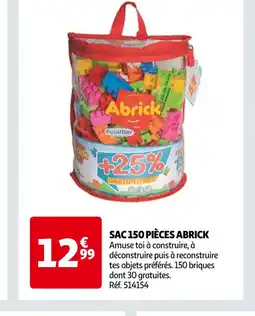 Auchan SAC 150 PIÈCES ABRICK offre