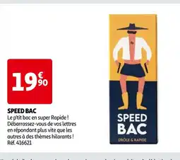 Auchan SPEED BAC offre