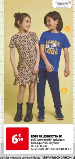 Auchan ROBE FILLE INEXTENSO offre