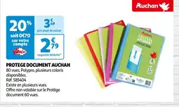 Auchan PROTEGE DOCUMENT AUCHAN offre